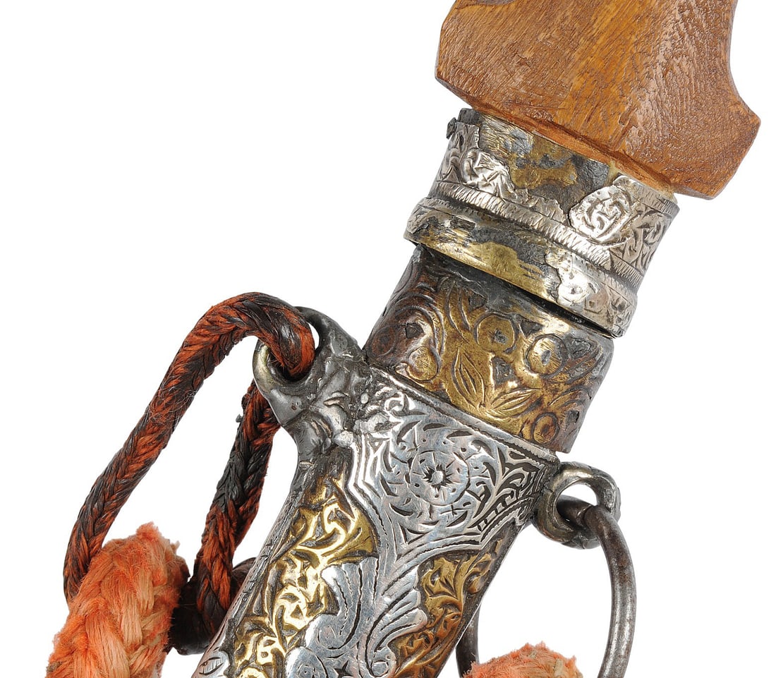 Antique Moroccan Koummya Jambiyan Dagger (CPD) - 7