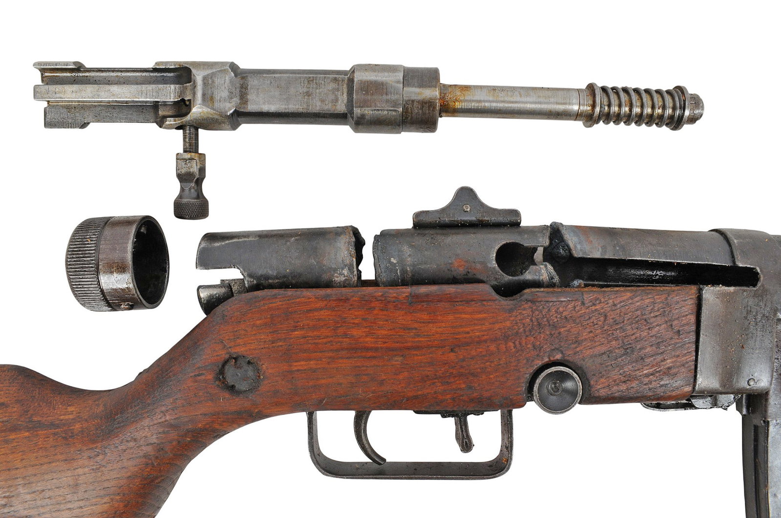 Cold War era Yugoslavian Zastava M49 7.62x25 SMG Parts Kit & Original Barrel (CWA1) - 2