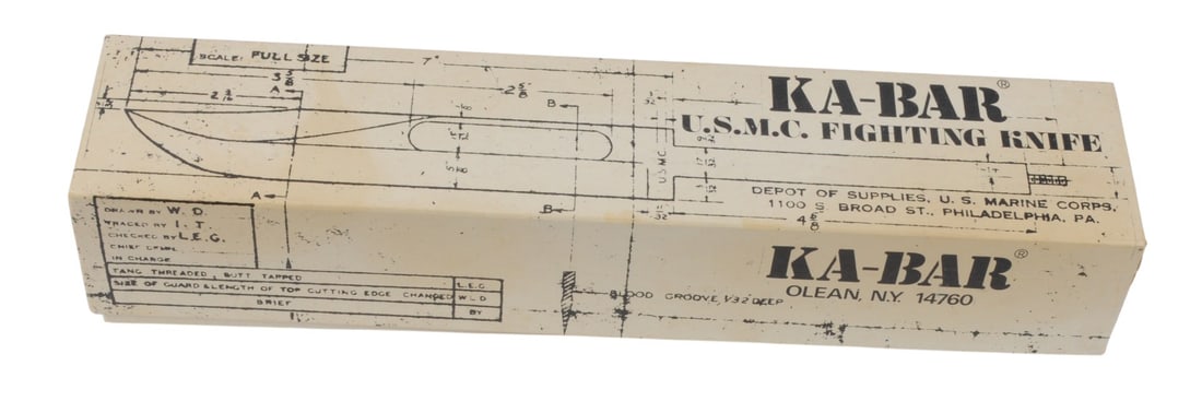 Cased Operation Arlington Ridge Commemorative Ka-Bar Fighting Knife with Original Box (KTS) - 7