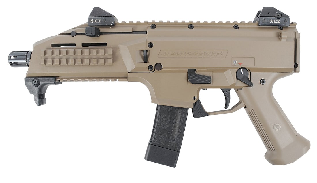 Czech CZ Scorpion EVO 3 S1 9mm Semi Auto Pistol FFL E012526 (W3M1) - 4