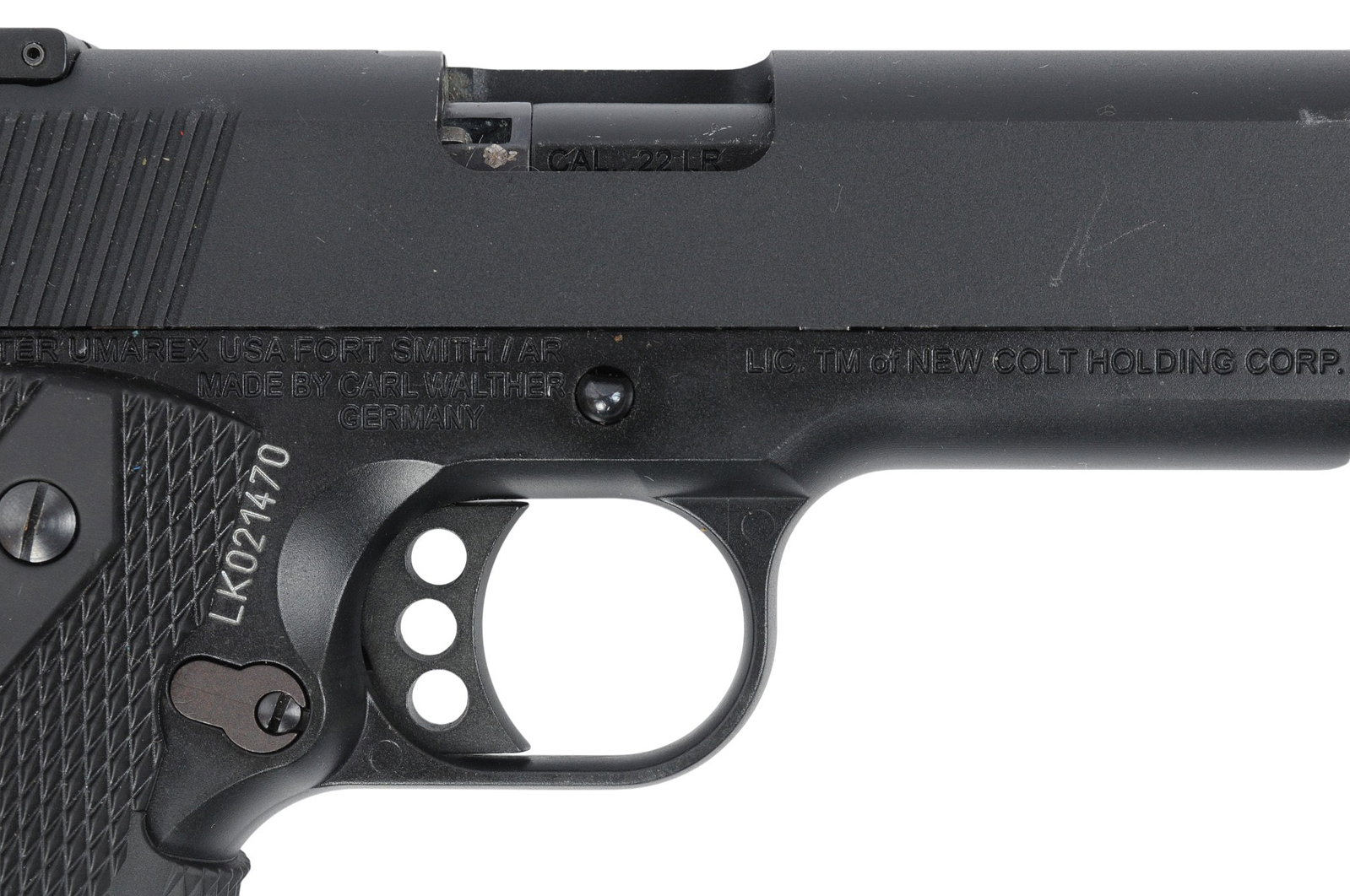 Carl Walther Colt Gold Cup Trophy .22 LR Semi-Automatic Pistol - FFL #LK021470 (A1) - 3