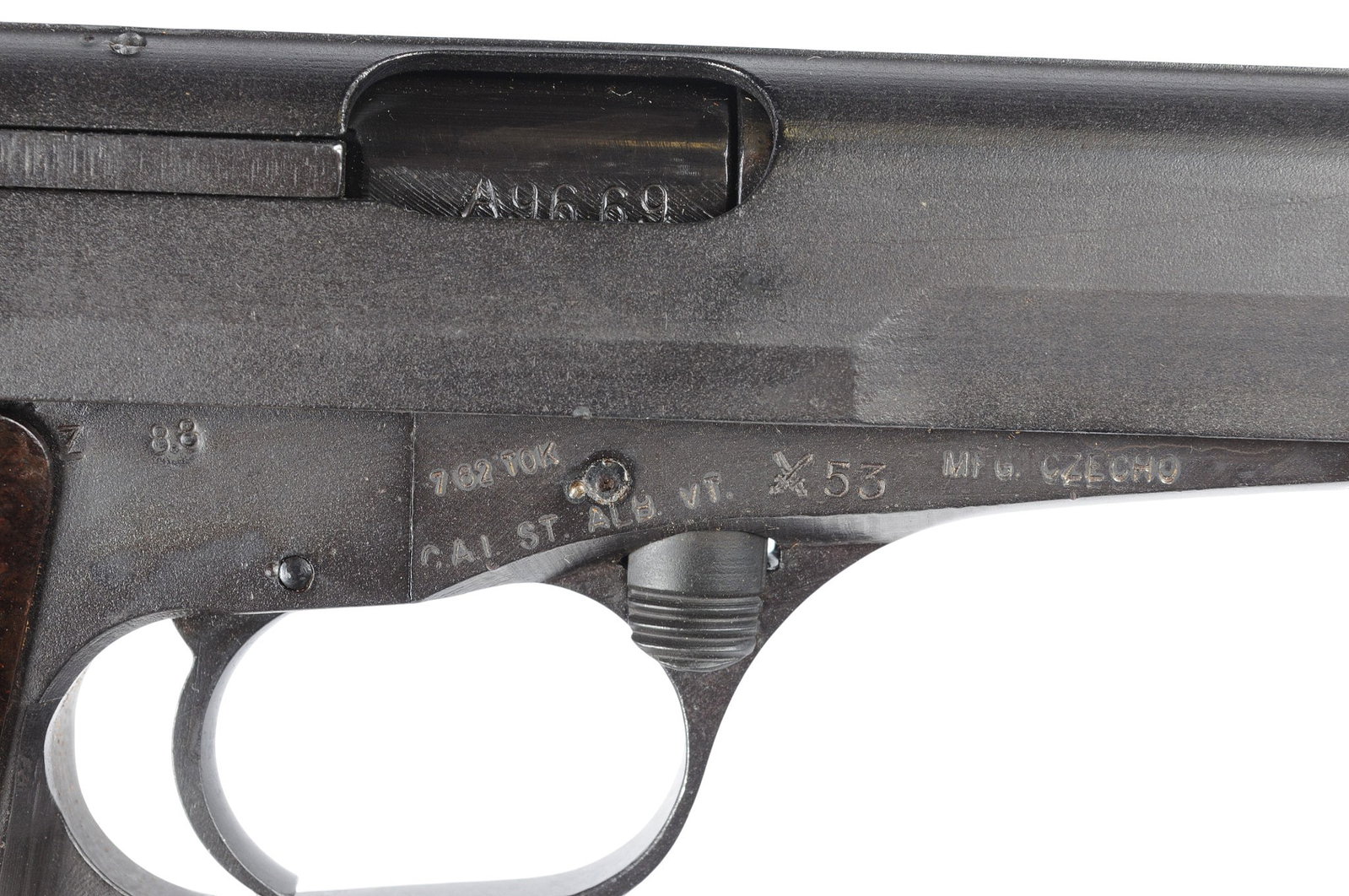 Czech CZ52 7.62x25mm Tokarev Semi-auto Pistol FFL Required: A9669 (GAX1) - 3