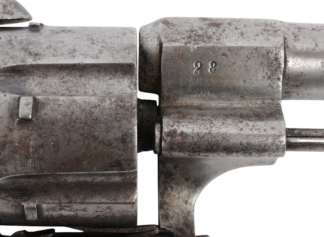 Civil War era 12 mm Pinfire Double-Action Revolver - Antique (A1) - 2