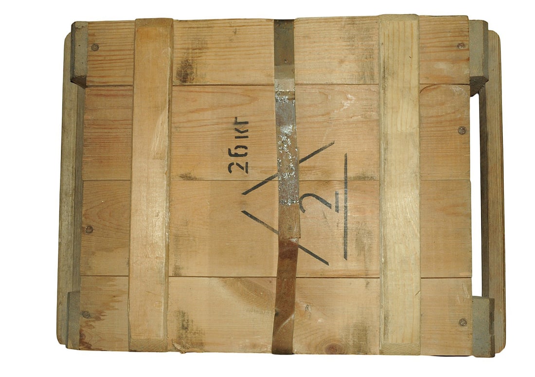 Russian Crate of 7.62x54mm Surplus Ammo Lot Total of 2 Tins, 880 Rounds Total (W3M) - 2
