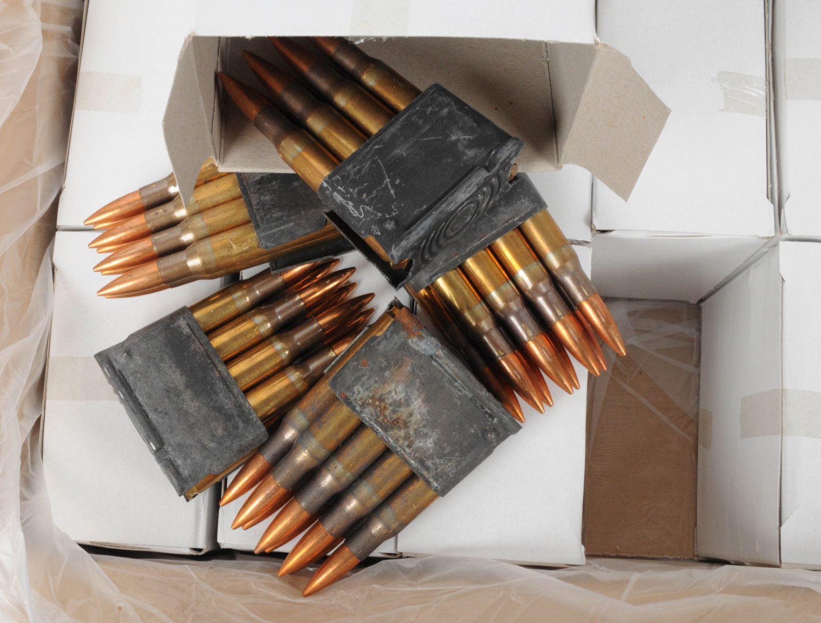 Greek HXP 30-06 150gr On M1 Enbloc Clips Ammo Lot of 400 Rounds (W3M) - 2