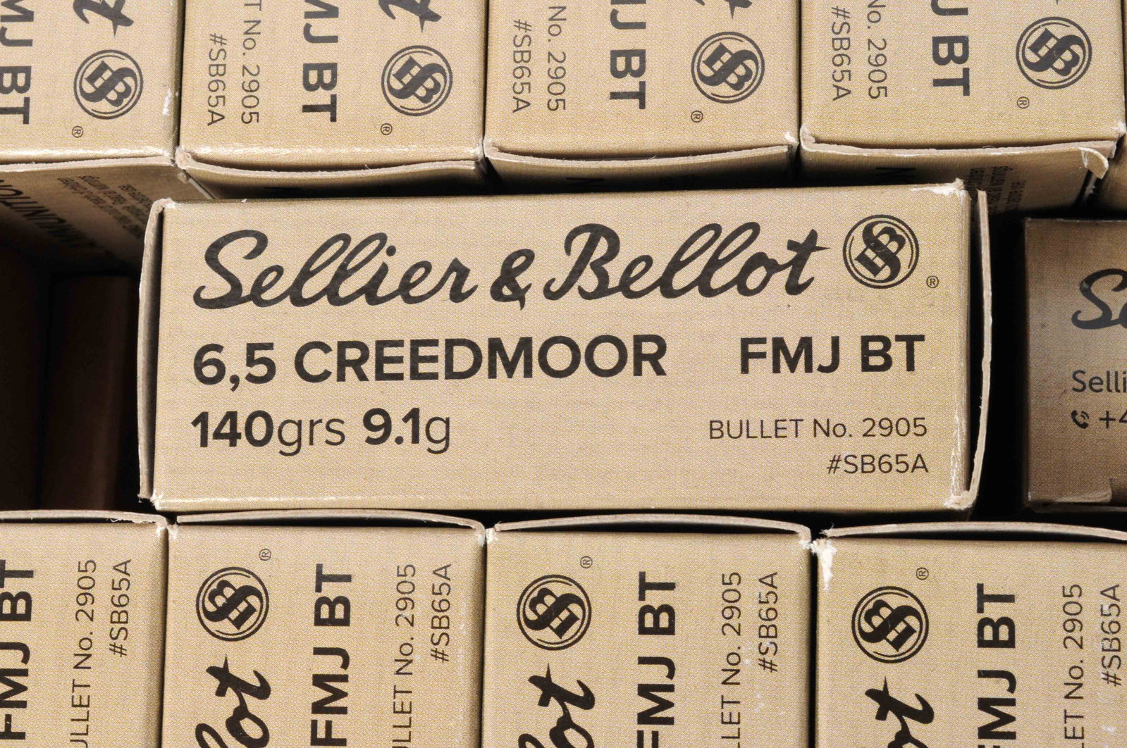 S&B 6.5 Creedmoor 140gr Ammo Lot of 500 Rounds (S6J) - 2