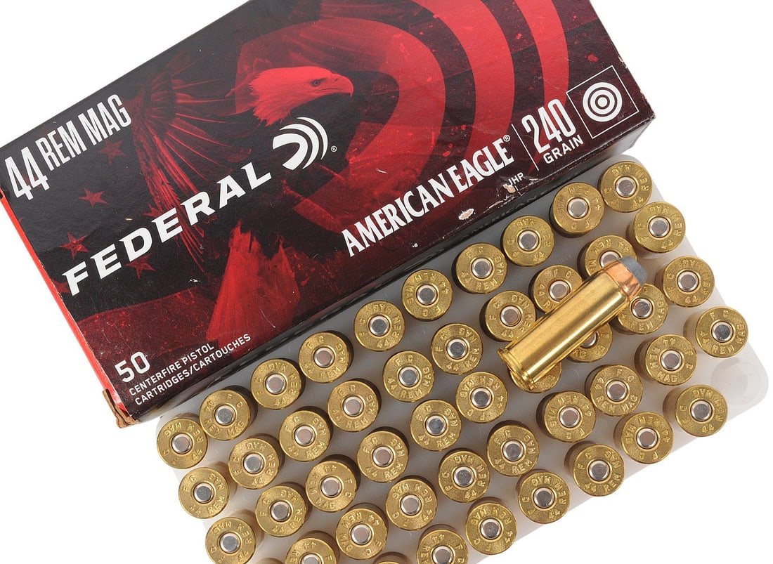 US Made 44 Rem Mag 240gr JHP Ammo Lot of 225 Rounds (S6J) - 4