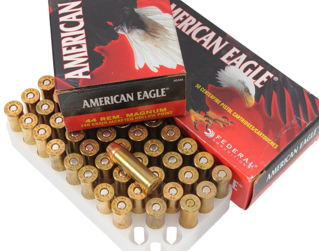 US Made 44 Rem Mag 240gr JHP Ammo Lot of 225 Rounds (S6J) - 5