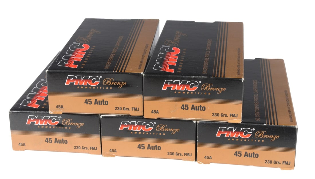 PMC .45ACP 230gr Ammo Lot of 250 Rounds (HFC) - 2