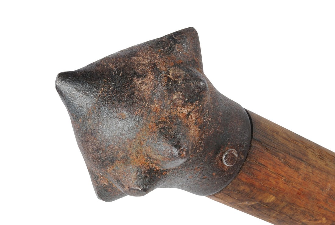 Rare Austro-Hungarian World War I Trench Mace (S3S) - 5