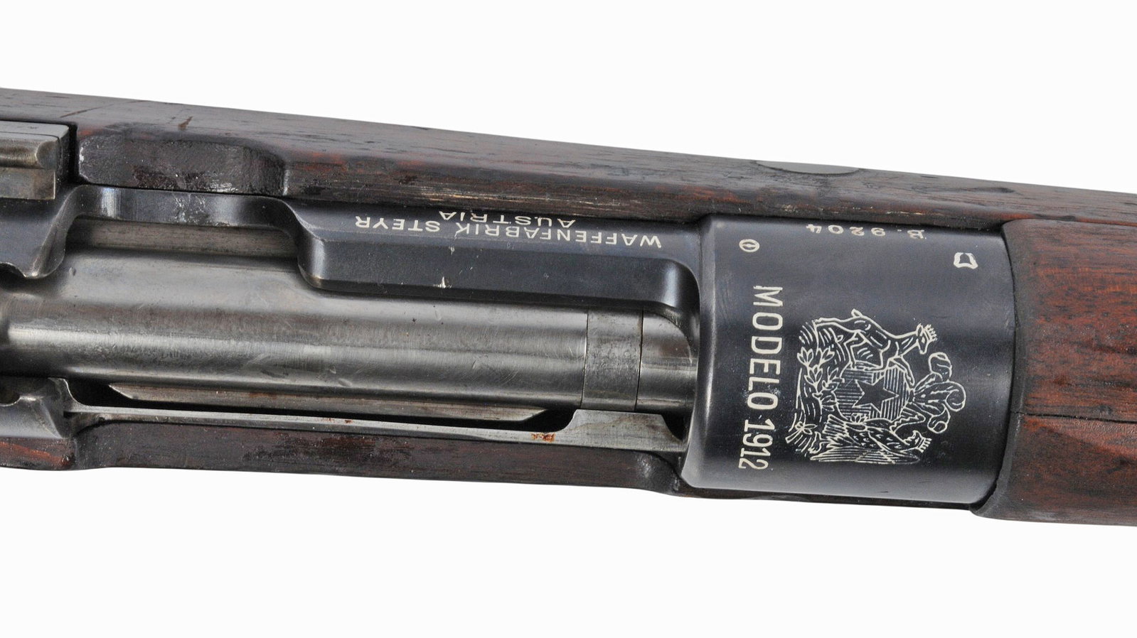 Chilean / Austrian Waffenfabrik Steyr Model 1912 7mm Mauser Bolt Action Rifle FFL B9204 (MAT1) - 7