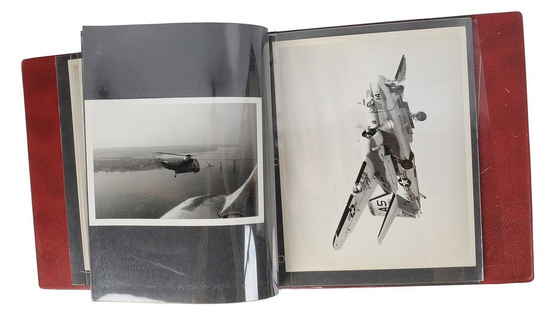 US Navy CVSGR-70 Scrapbook and Photo Album Lot of 2 (B4M) - 7