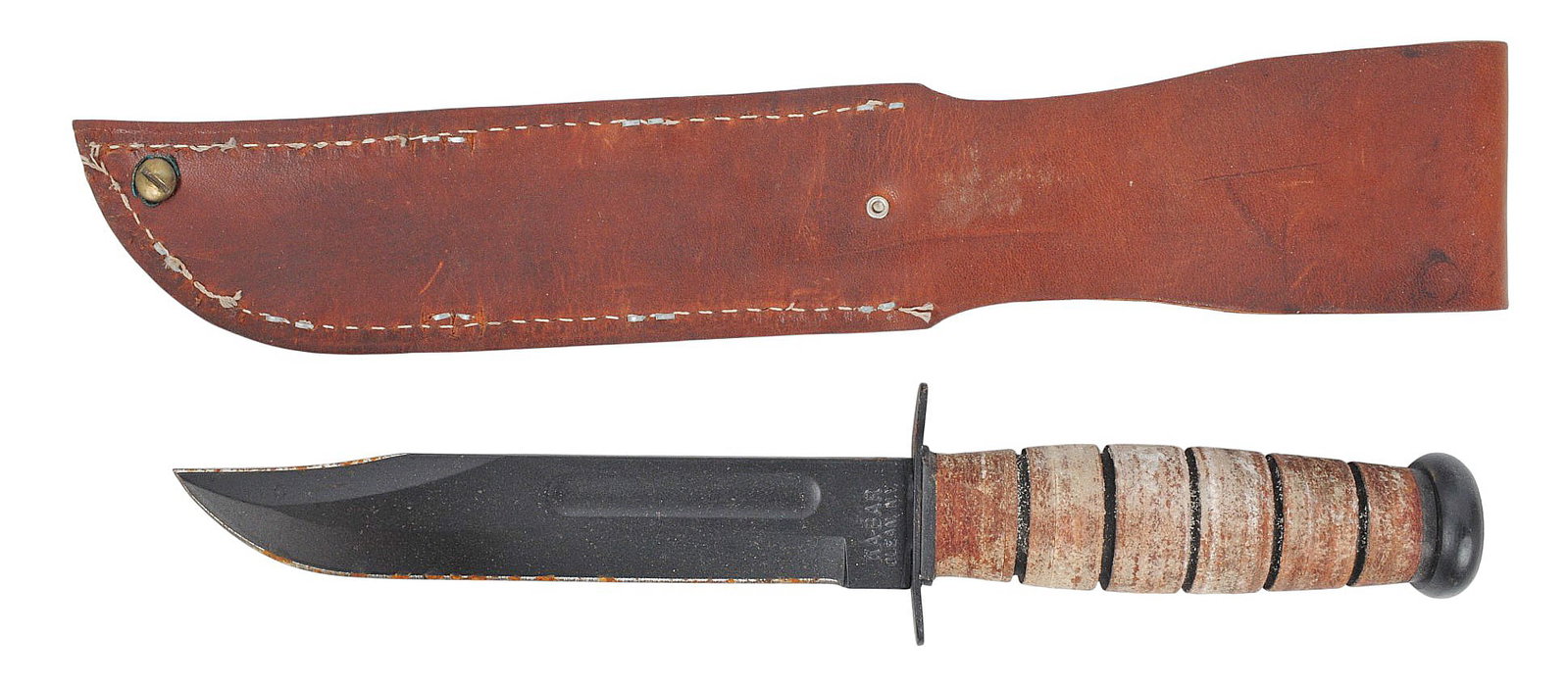 USMC Marked Operation Arlington Ridge Commemorative KA-BAR Fighting Knife (KTS) - 3