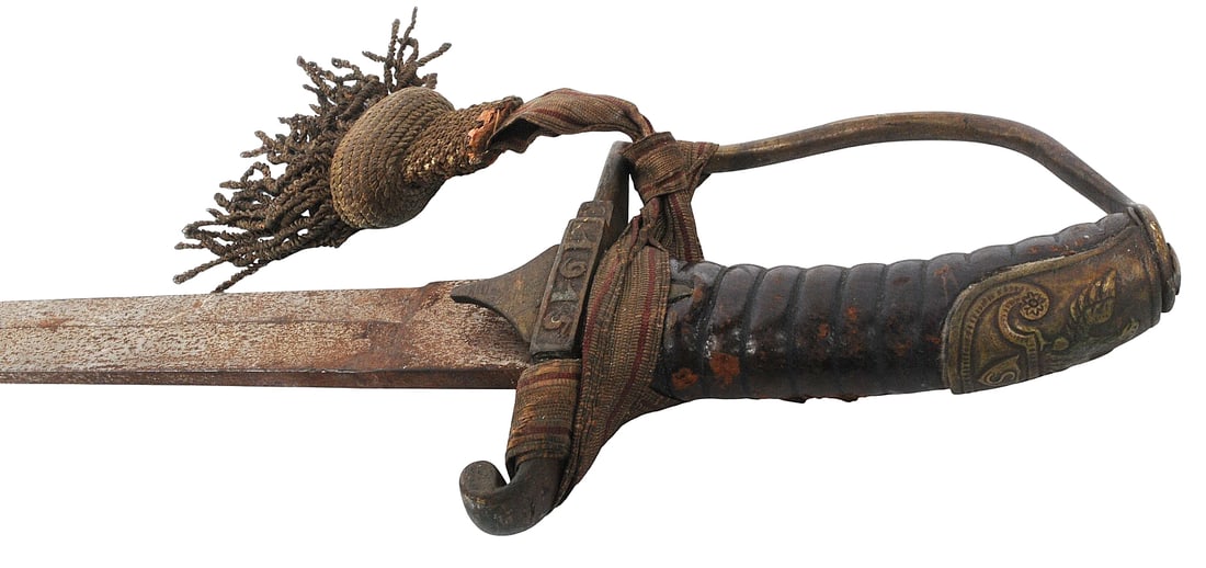 European WWI 1915 Dated Cavalry Style Sword with Dress Knot (HKR) - 4