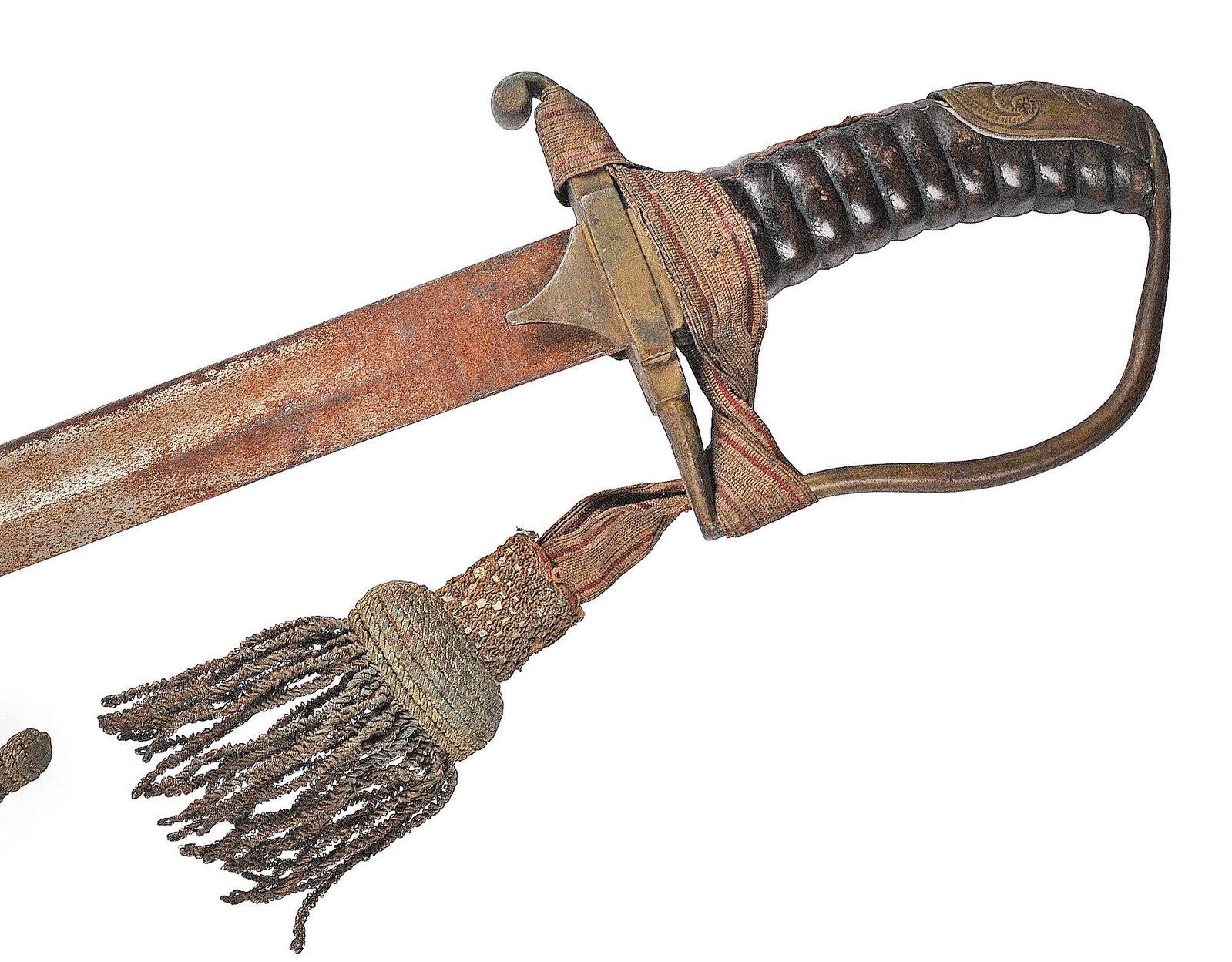European WWI 1915 Dated Cavalry Style Sword with Dress Knot (HKR) - 5