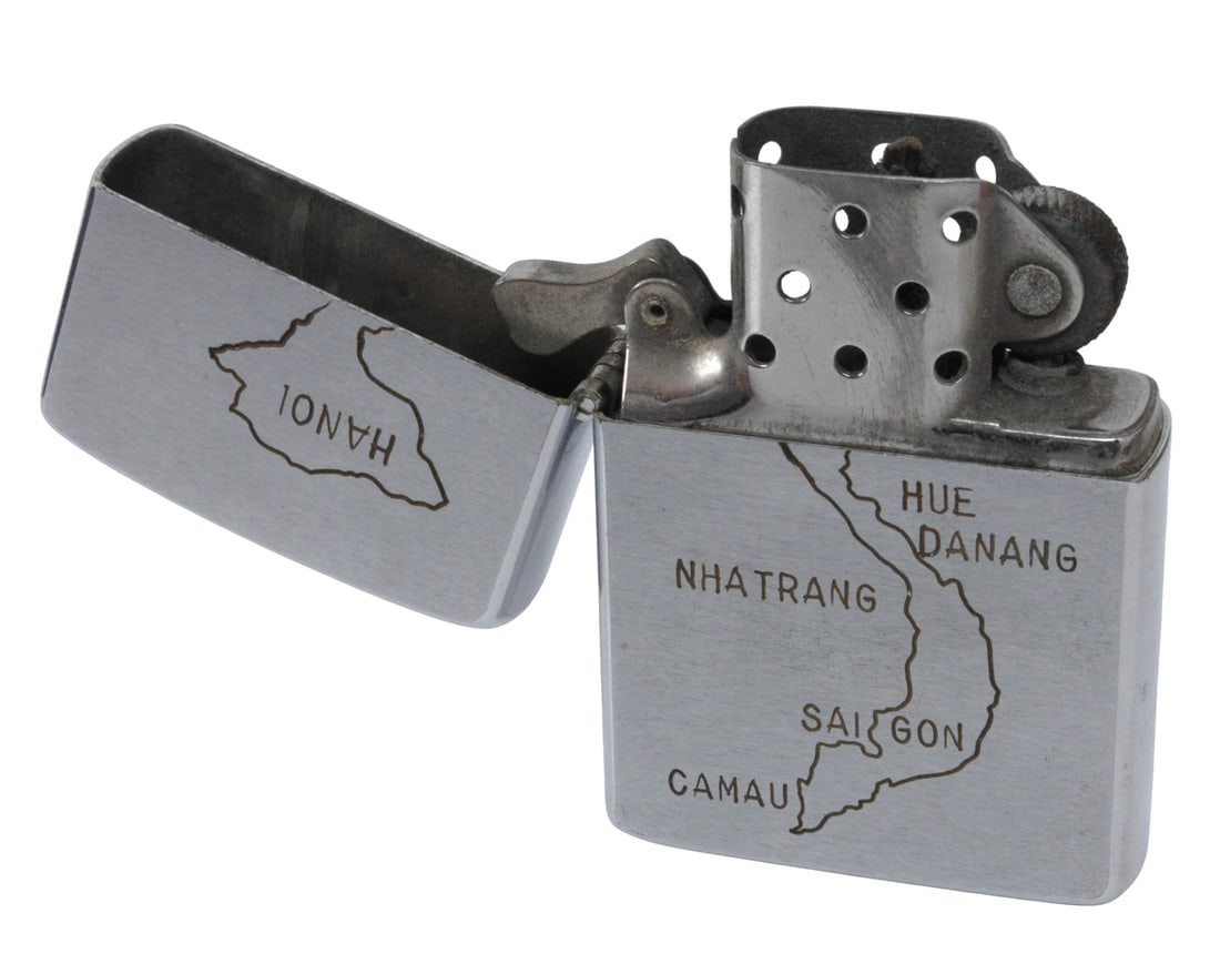Vietnam War Era Danang 1965-1966 Zippo Lighter (EDN) - 2