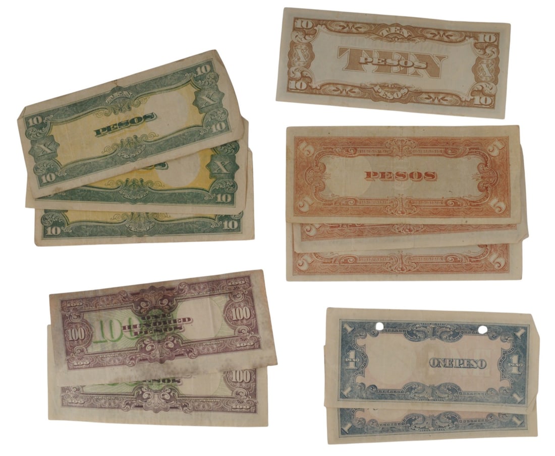 WW2 Era Japanese Philippines Occupation Pesos (EDN) - 2