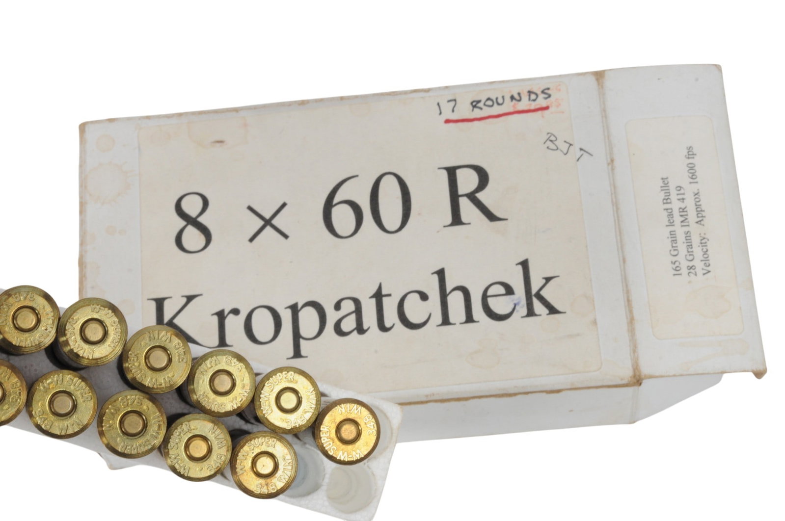 Surplus 8x60R Kropatchek Lot of 17 Rounds (ENV) - 3