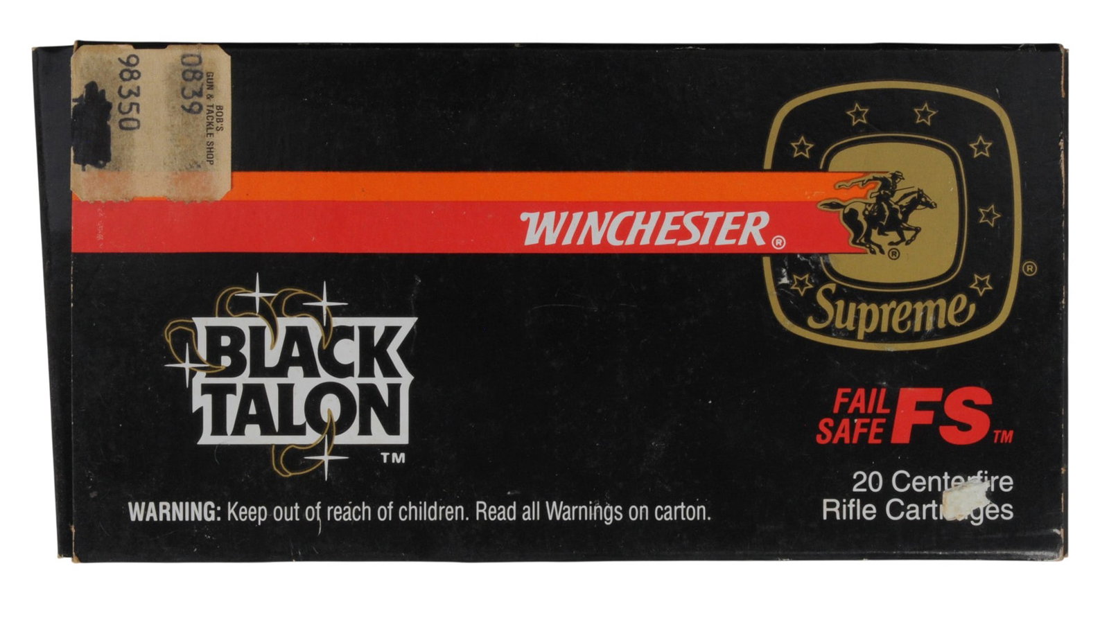 Winchester Black Talon 308 Win. Box Lot of 20 Rds. (GW) - 2