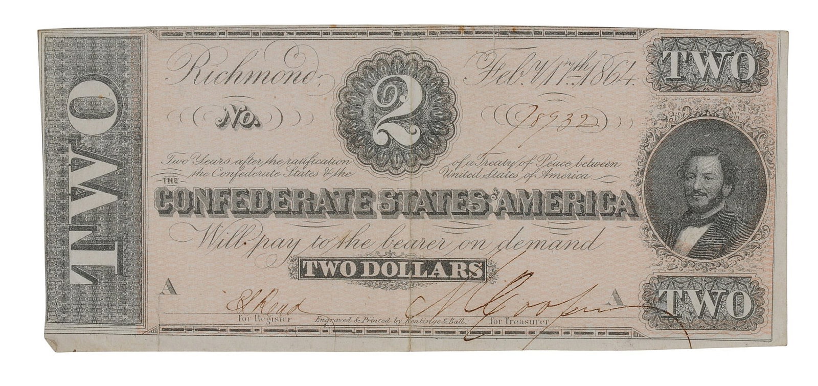 Civil War Confederate Currency Lot of 4 (A) - 9