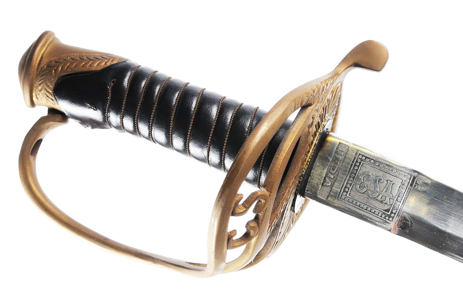 Indian Made Reproduction Confederate Field Officers Sword (K4J) - 12