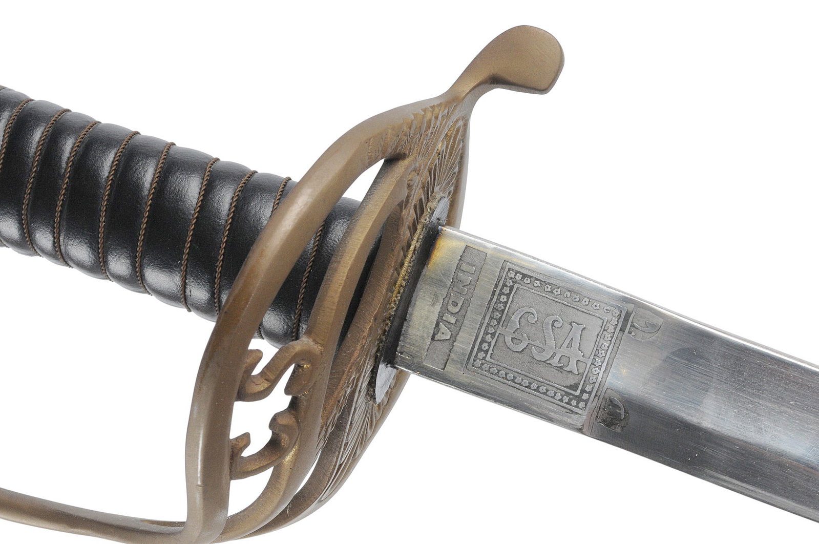 Indian Made Reproduction Confederate Field Officers Sword (K4J) - 13