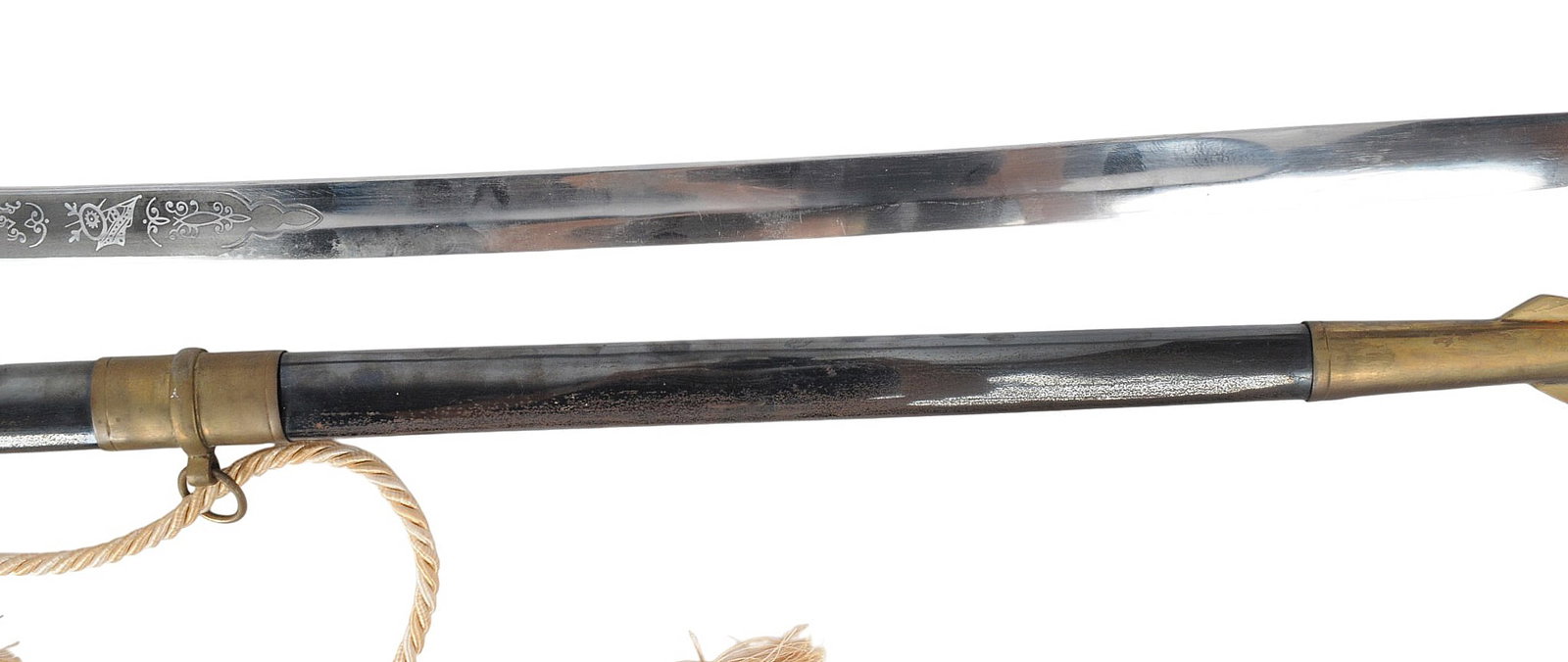 Indian Made Reproduction Confederate Field Officers Sword (K4J) - 16