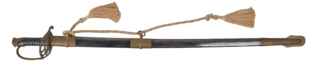 Indian Made Reproduction Confederate Field Officers Sword (K4J) - 2
