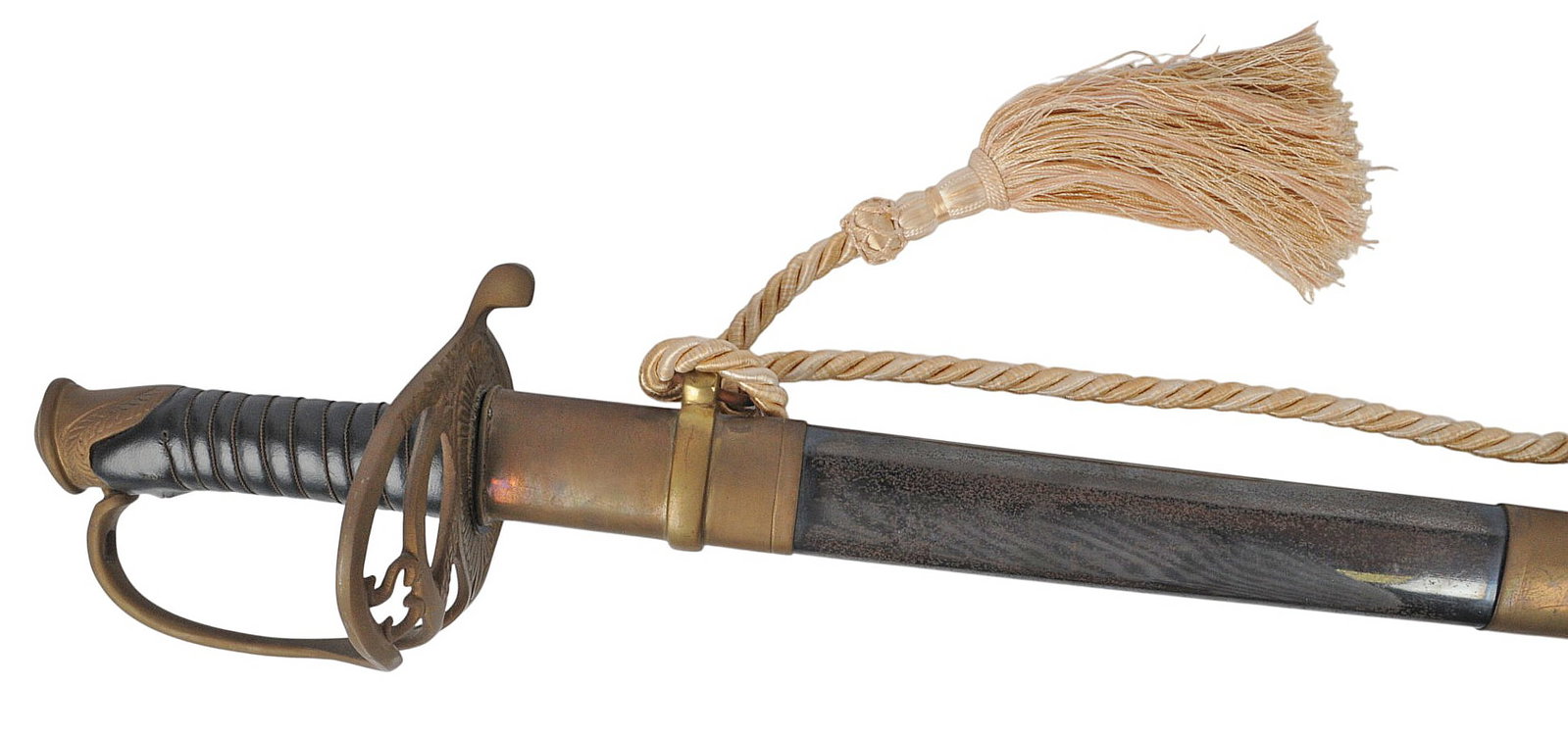 Indian Made Reproduction Confederate Field Officers Sword (K4J) - 3