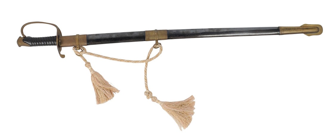 Indian Made Reproduction Confederate Field Officers Sword (K4J) - 5