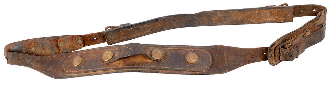 LEATHER MILITARY SWORD OR SABER HANGER (HKR) - 2
