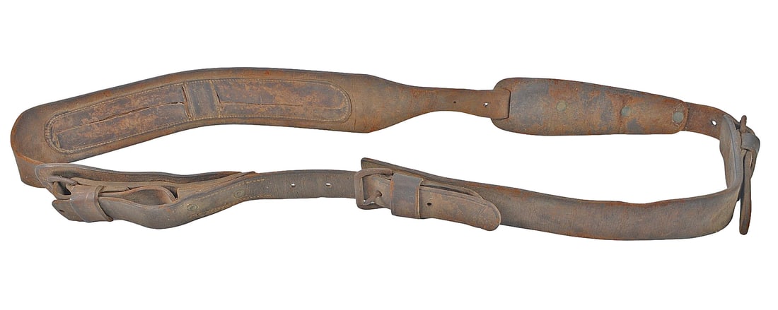LEATHER MILITARY SWORD OR SABER HANGER (HKR) - 7