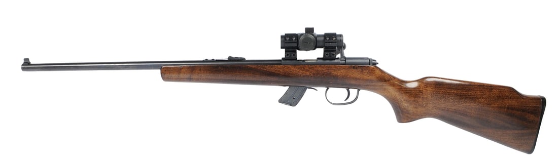 Brazilian CBC Model 122 22LR Bolt Action Rifle with Walther Red Dot Sight FFL 162916 (A1) - 8