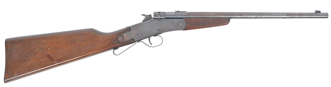 C.J. Hamilton and Son "The Hamilton" 22LR Single Shot Break Action Rifle FFL NSN (A1): A C.J. Hamilton and Son "The Hamilton" 22LR Single Shot Break Action Rifle in good condition with a bright and defined bore. The action appears to function properly with moderate wear to the original