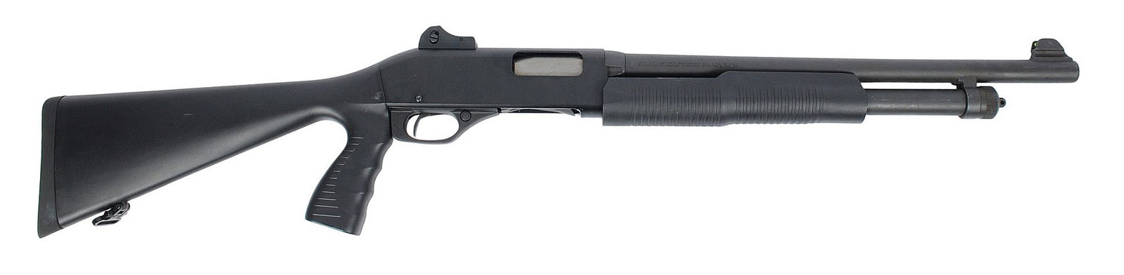 Stevens Model 320 12 Ga. Pump Action Shotgun FFL 166491C (A1): A Stevens Model 320 12 Ga. Pump Action Shotgun in good to very good condition with a bright bore. The action appears to function properly with minor wear to the original finish.