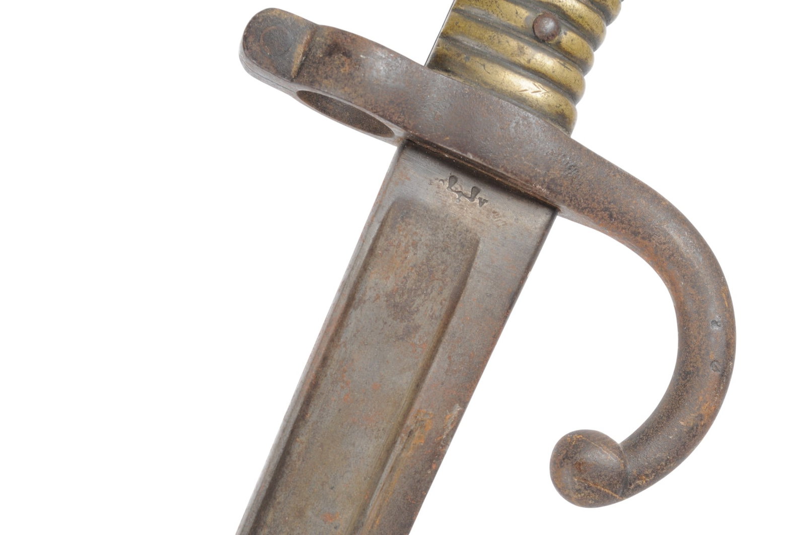 Scarce German Made French Contract Model 1866 Chassepot Saber Bayonet (A) - 3