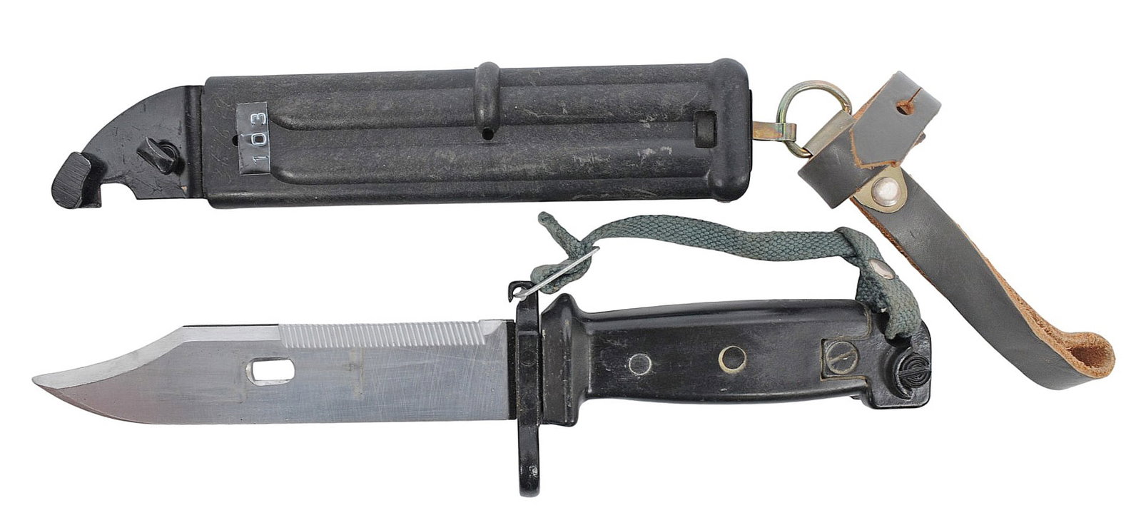 East German AK47 Rifle Bayonet (SDJ) - 2