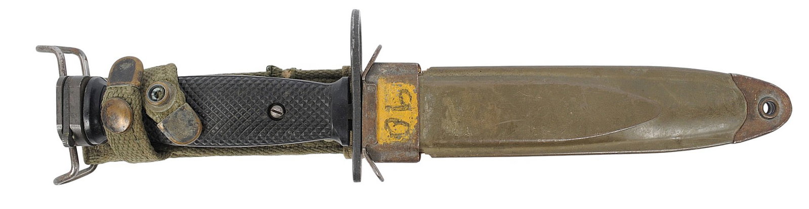US Military Vietnam War era M16 Surplus M7 Rifle Bayonet (A) - 3