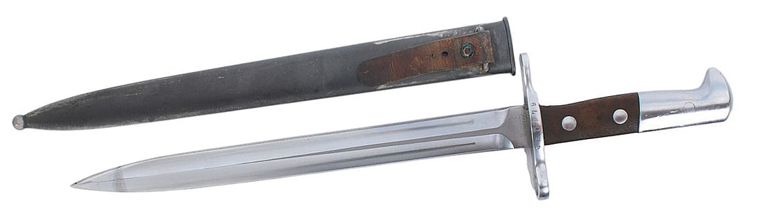 Swiss K31 Rifle Bayonet(W3M): A Swiss K31 Rifle Bayonet in good to very good condition.
