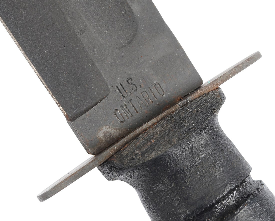 US Military KA Bar Style Ontario made Fighting Knife (A) - 4