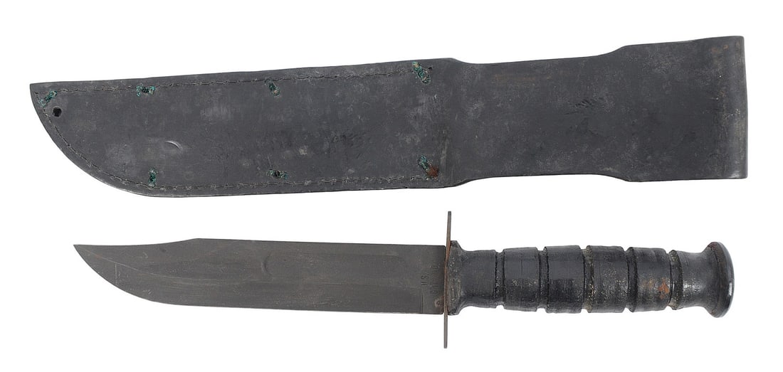 US Military KA Bar Style Ontario made Fighting Knife (A) - 5
