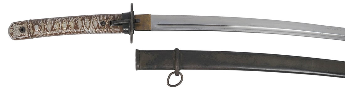 Imperial Japanese WWII Arsenal Made "Late War" Type 95 NCO Gunto Katana (CPD) - 2