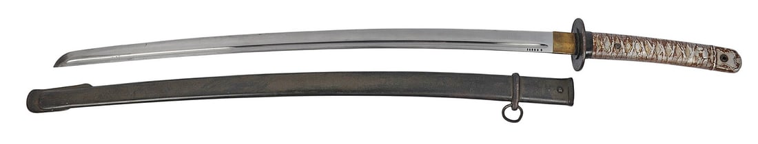 Imperial Japanese WWII Arsenal Made "Late War" Type 95 NCO Gunto Katana (CPD) - 3