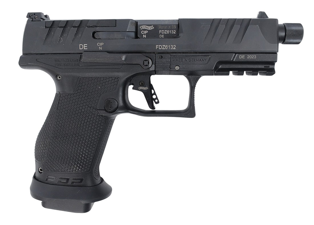 Walther PDP Compact 9x19mm Semi-auto Pistol FFL Required: FDZ6132 (...1) - 2