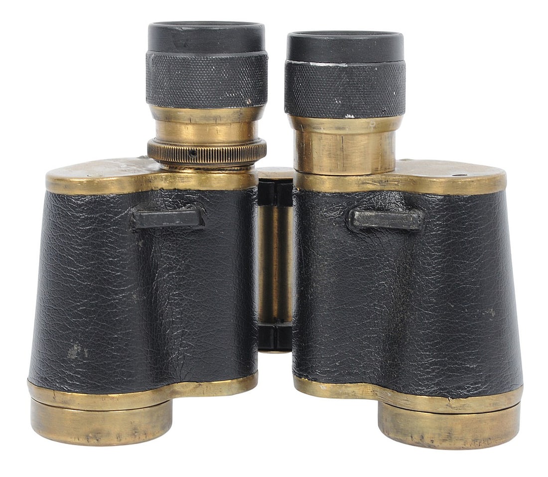 Rare French Pre WWII 1935 Huet Paris Trinotix 8x30 Field Binoculars(C3T): A Rare French Pre WWII 1935 Huet Paris Trinotix 8x30 Field Binoculars in good condition with nice glass.