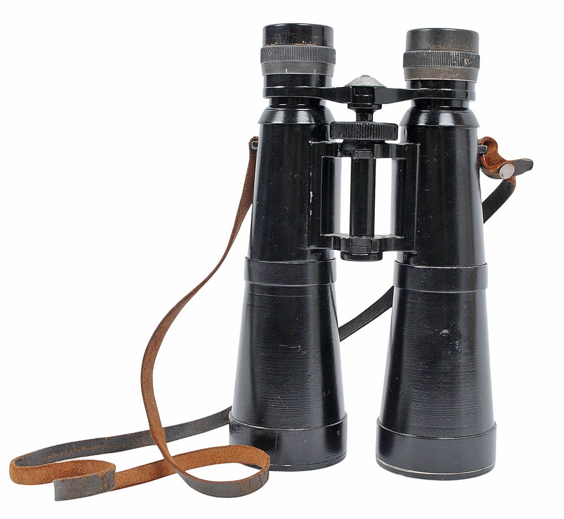 *German WWII Military Field Binoculars (C3T) - 3