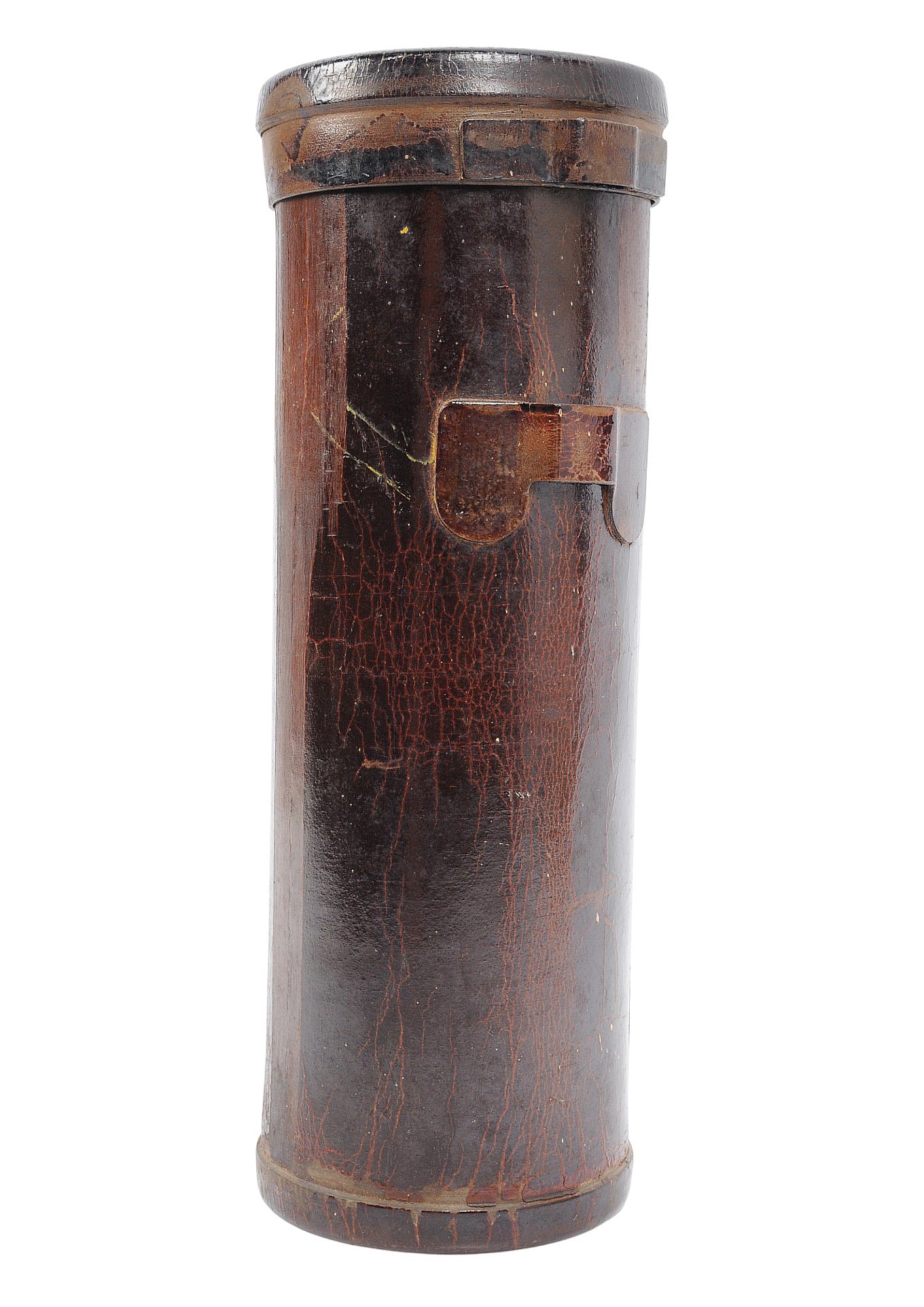 Interesting *German WWII Leather Respirator Case (C3T) - 2