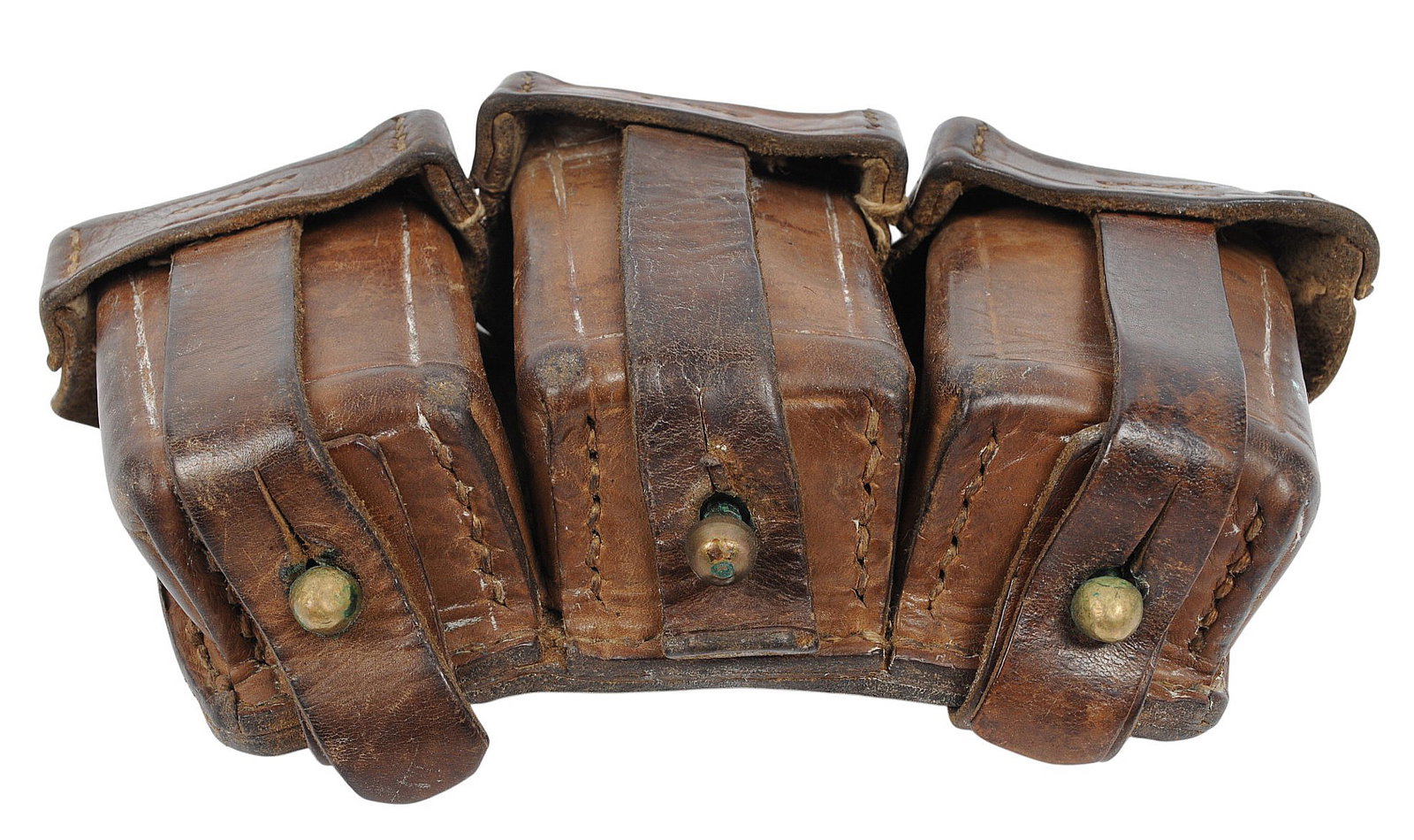 *German WWII 3 Cell K98 Mauser Ammo Pouches (C3T) - 2