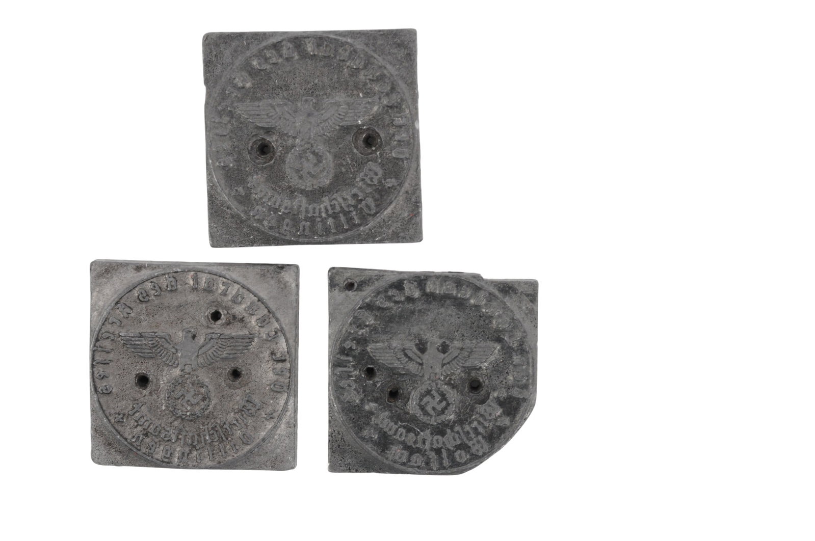 *German WWII Official Reich Document Stamp Set of 4 (BM) - 2