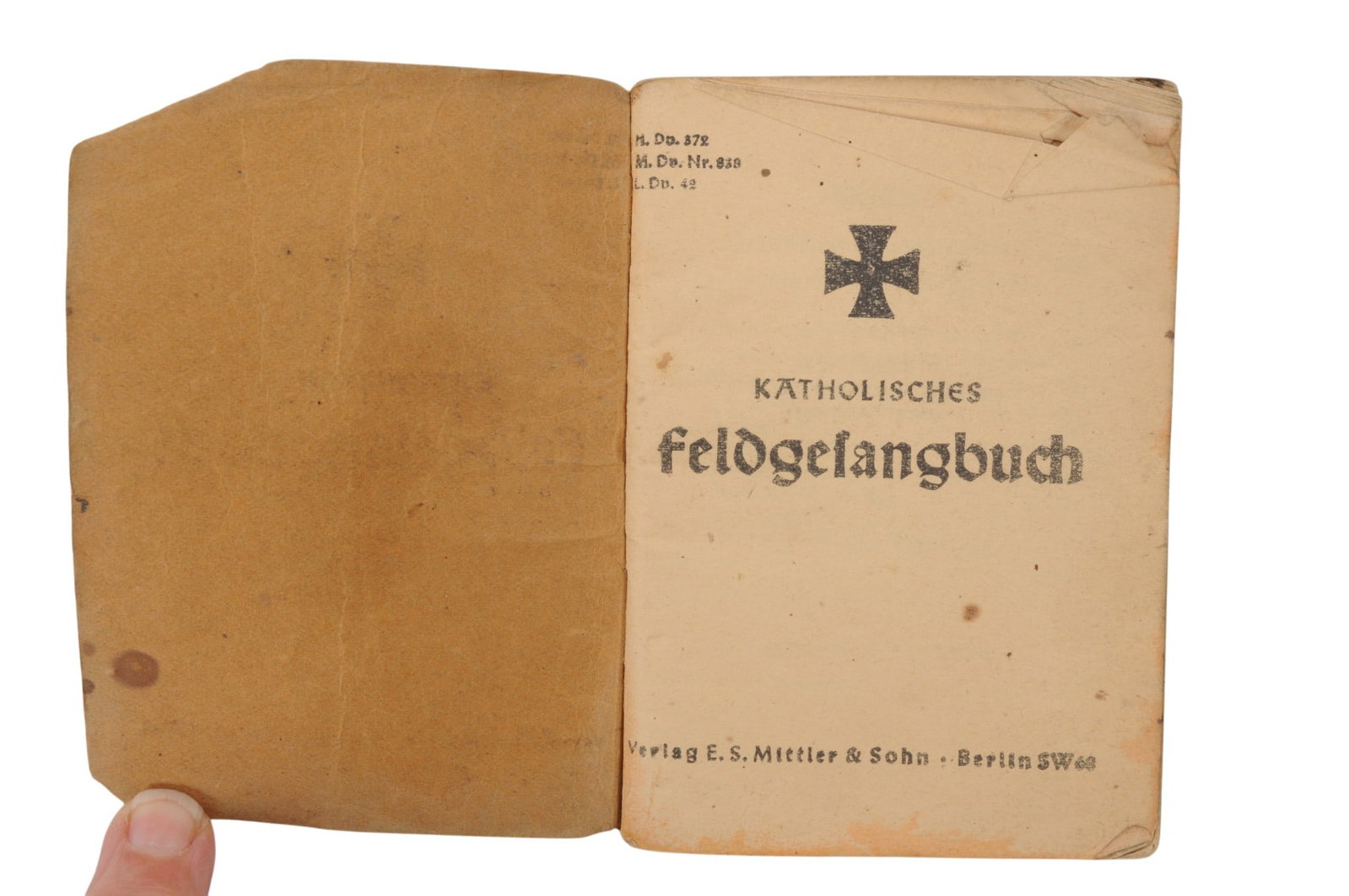 *German WWII Catholic Song Book "Feldgelangbuch" (C3T) - 3